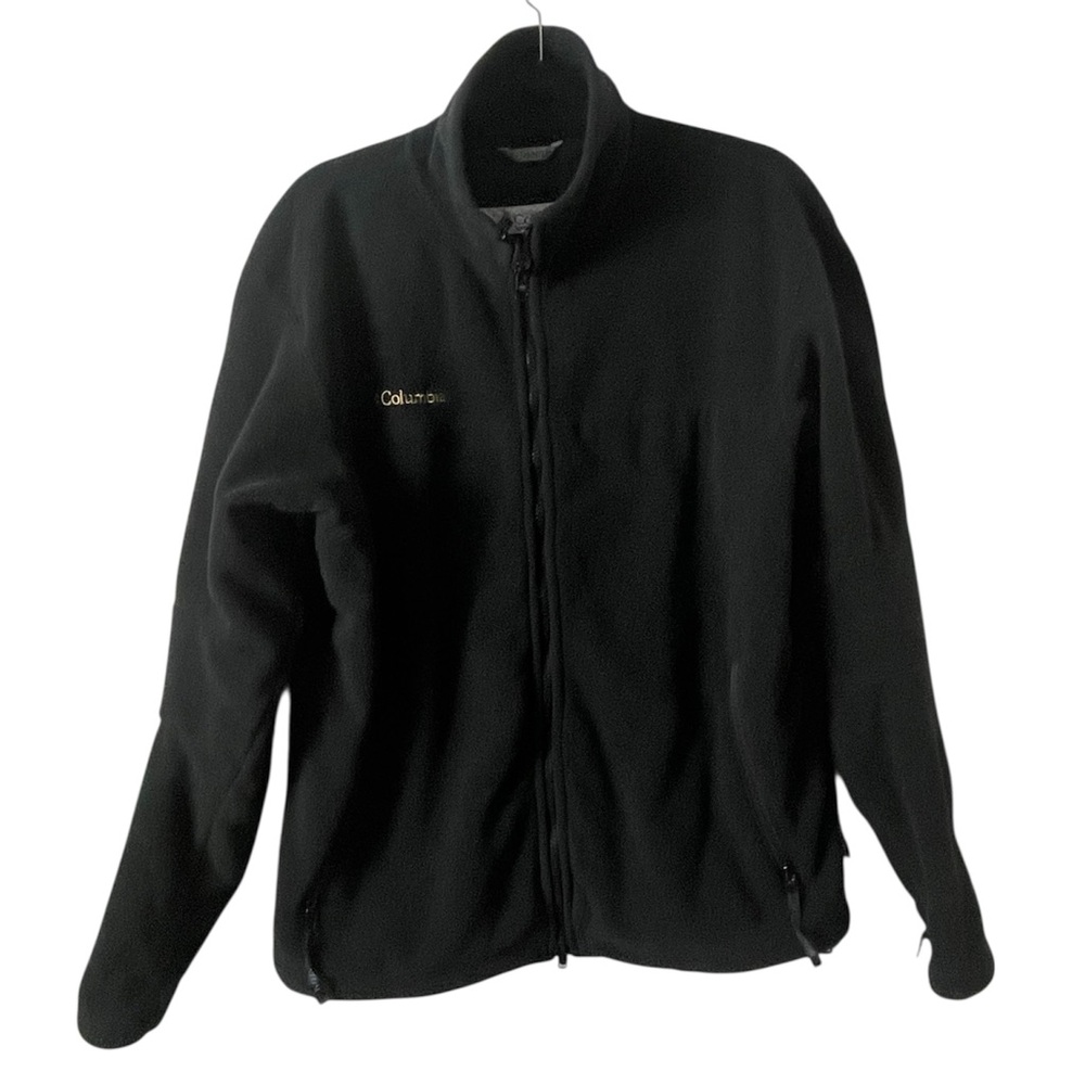 Columbia Titanium Interchange Black Full Zip Fleece Gorpcore Jacket Men’s Large